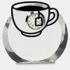 [CRY169] 4.5" Round Crystal Clock Thumbnail