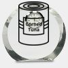 [CRY169] 4.5" Round Crystal Clock Thumbnail