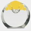 [CRY169] 4.5" Round Crystal Clock Thumbnail