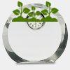 [CRY169] 4.5" Round Crystal Clock Thumbnail