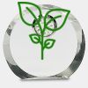 [CRY169] 4.5" Round Crystal Clock Thumbnail