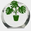 [CRY169] 4.5" Round Crystal Clock Thumbnail