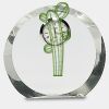 [CRY169] 4.5" Round Crystal Clock Thumbnail