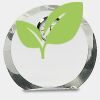 [CRY169] 4.5" Round Crystal Clock Thumbnail