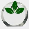 [CRY169] 4.5" Round Crystal Clock Thumbnail