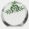 [CRY169] 4.5" Round Crystal Clock Thumbnail