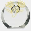 [CRY169] 4.5" Round Crystal Clock Thumbnail