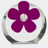[CRY169] 4.5" Round Crystal Clock Thumbnail