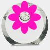 [CRY169] 4.5" Round Crystal Clock Thumbnail