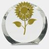 [CRY169] 4.5" Round Crystal Clock Thumbnail