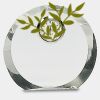 [CRY169] 4.5" Round Crystal Clock Thumbnail