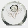 [CRY169] 4.5" Round Crystal Clock Thumbnail