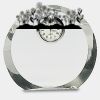 [CRY169] 4.5" Round Crystal Clock Thumbnail