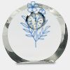 [CRY169] 4.5" Round Crystal Clock Thumbnail
