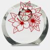 [CRY169] 4.5" Round Crystal Clock Thumbnail