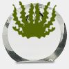 [CRY169] 4.5" Round Crystal Clock Thumbnail