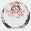 [CRY169] 4.5" Round Crystal Clock Thumbnail