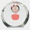 [CRY169] 4.5" Round Crystal Clock Thumbnail