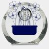 [CRY169] 4.5" Round Crystal Clock Thumbnail