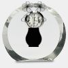 [CRY169] 4.5" Round Crystal Clock Thumbnail