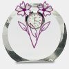 [CRY169] 4.5" Round Crystal Clock Thumbnail