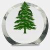 [CRY169] 4.5" Round Crystal Clock Thumbnail