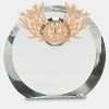 [CRY169] 4.5" Round Crystal Clock Thumbnail