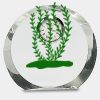 [CRY169] 4.5" Round Crystal Clock Thumbnail