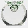[CRY169] 4.5" Round Crystal Clock Thumbnail