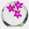 [CRY169] 4.5" Round Crystal Clock Thumbnail