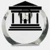 [CRY169] 4.5" Round Crystal Clock Thumbnail
