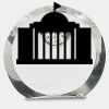 [CRY169] 4.5" Round Crystal Clock Thumbnail