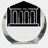 [CRY169] 4.5" Round Crystal Clock Thumbnail