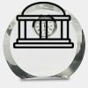 [CRY169] 4.5" Round Crystal Clock Thumbnail