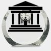 [CRY169] 4.5" Round Crystal Clock Thumbnail