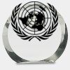 [CRY169] 4.5" Round Crystal Clock Thumbnail
