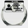 [CRY169] 4.5" Round Crystal Clock Thumbnail
