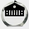 [CRY169] 4.5" Round Crystal Clock Thumbnail