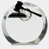 [CRY169] 4.5" Round Crystal Clock Thumbnail