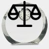 [CRY169] 4.5" Round Crystal Clock Thumbnail