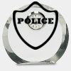 [CRY169] 4.5" Round Crystal Clock Thumbnail