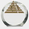 [CRY169] 4.5" Round Crystal Clock Thumbnail