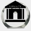 [CRY169] 4.5" Round Crystal Clock Thumbnail