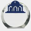 [CRY169] 4.5" Round Crystal Clock Thumbnail