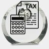 [CRY169] 4.5" Round Crystal Clock Thumbnail