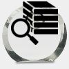 [CRY169] 4.5" Round Crystal Clock Thumbnail
