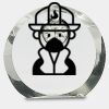 [CRY169] 4.5" Round Crystal Clock Thumbnail
