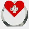 [CRY169] 4.5" Round Crystal Clock Thumbnail