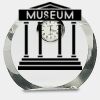 [CRY169] 4.5" Round Crystal Clock Thumbnail