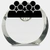 [CRY169] 4.5" Round Crystal Clock Thumbnail